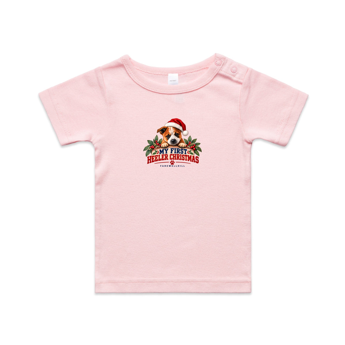FAREWELLHILL Infant Wee Tee - My First Heeler Christmas