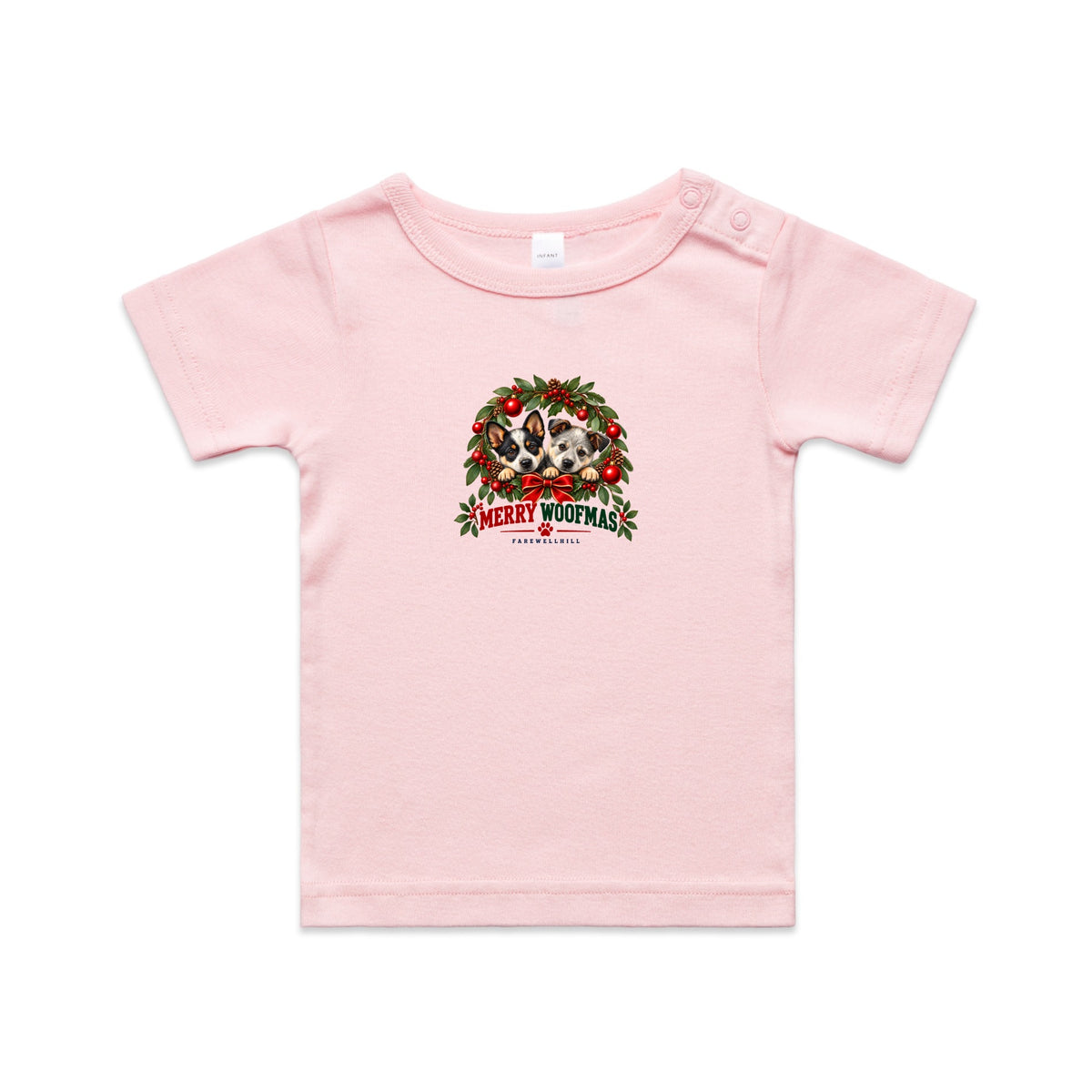 FAREWELLHILL Infant Wee Tee - Merry Woofmas