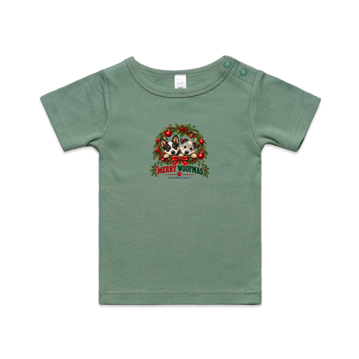 FAREWELLHILL Infant Wee Tee - Merry Woofmas