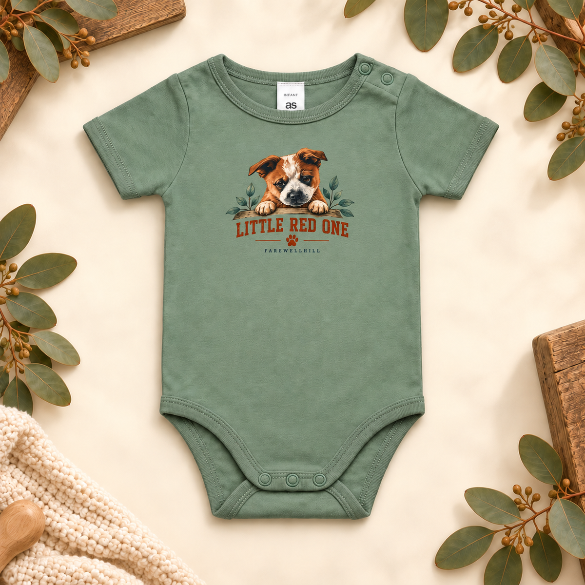 FAREWELLHILL Infant Mini-Me One-Piece - Little Red One