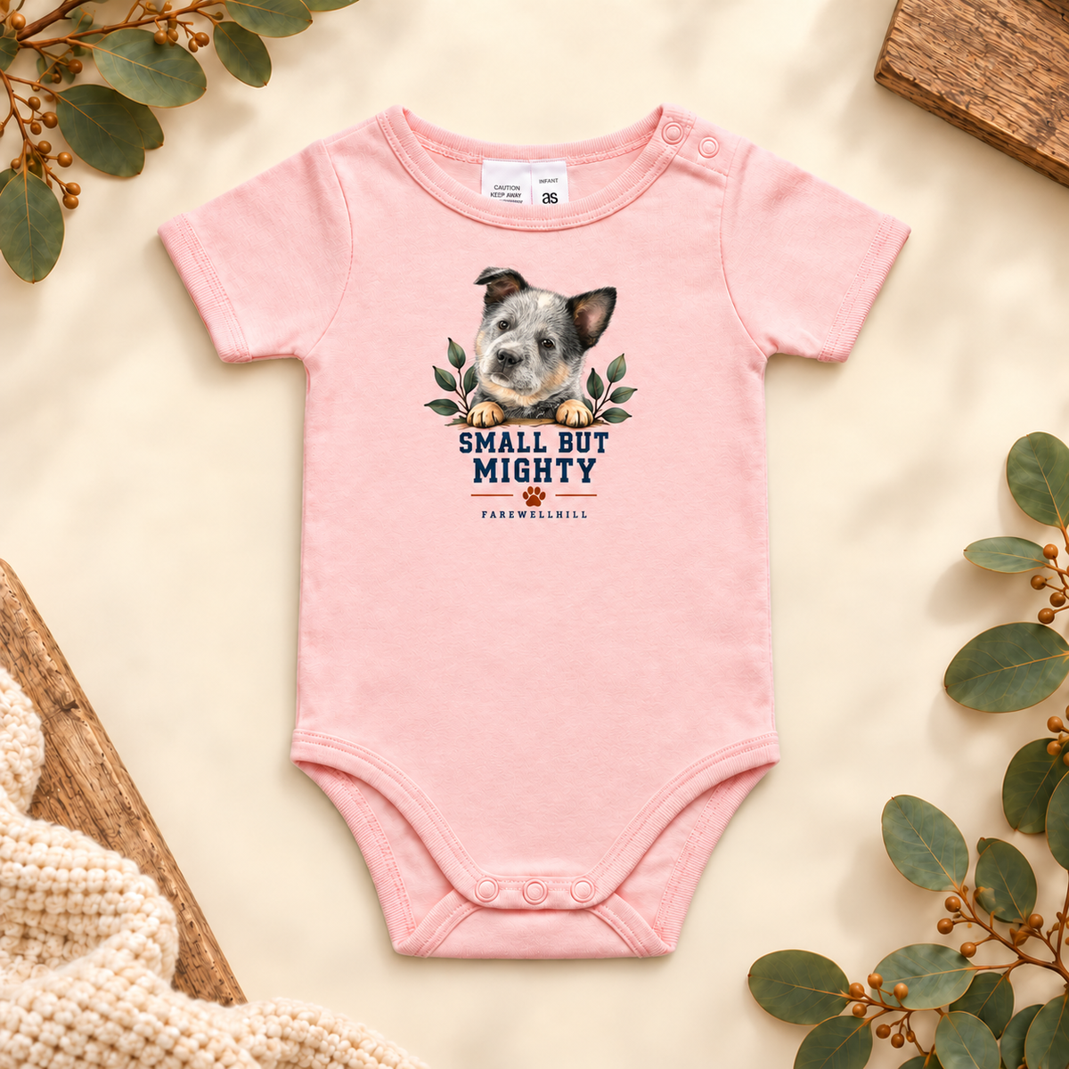 FAREWELLHILL Infant Mini-Me One-Piece - Small But Mighty
