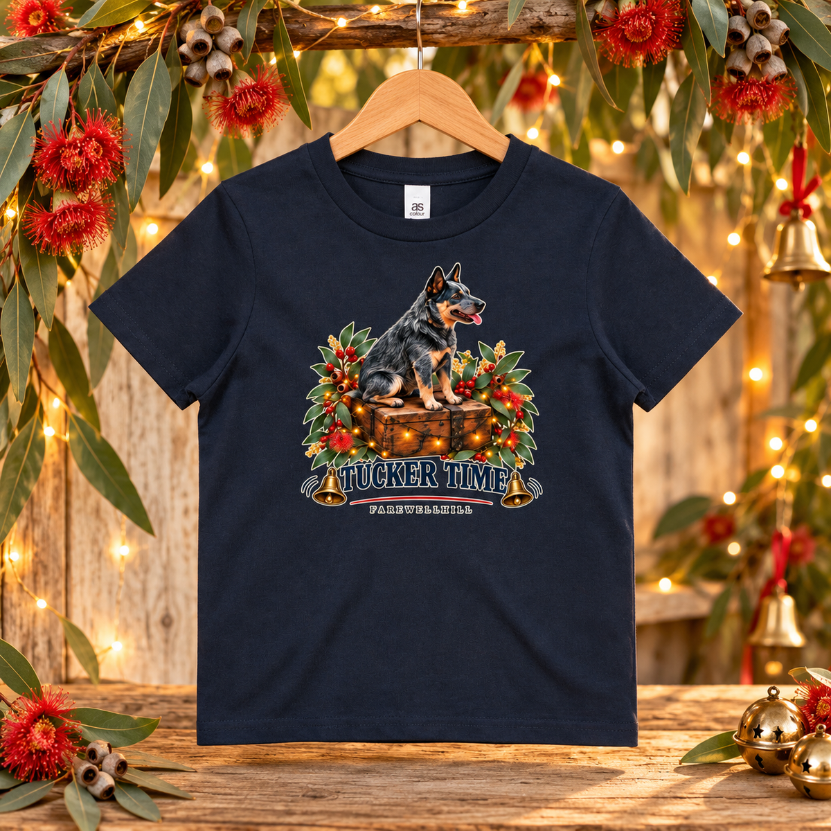 FAREWELLHILL Kids Staple Tee - Tucker Time Christmas