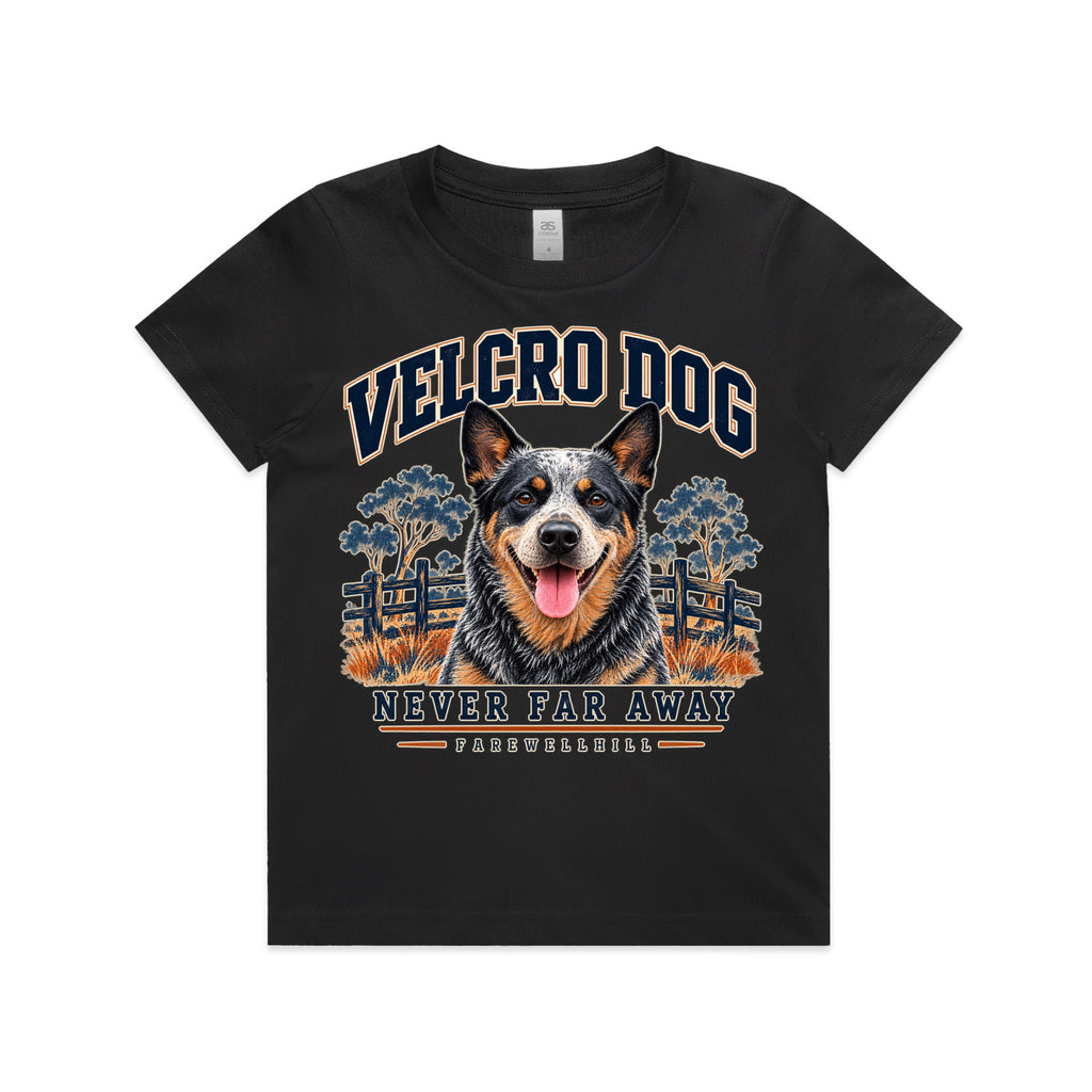 FAREWELLHILL Youth Staple Tee - Velcro Dog, Never Far Away