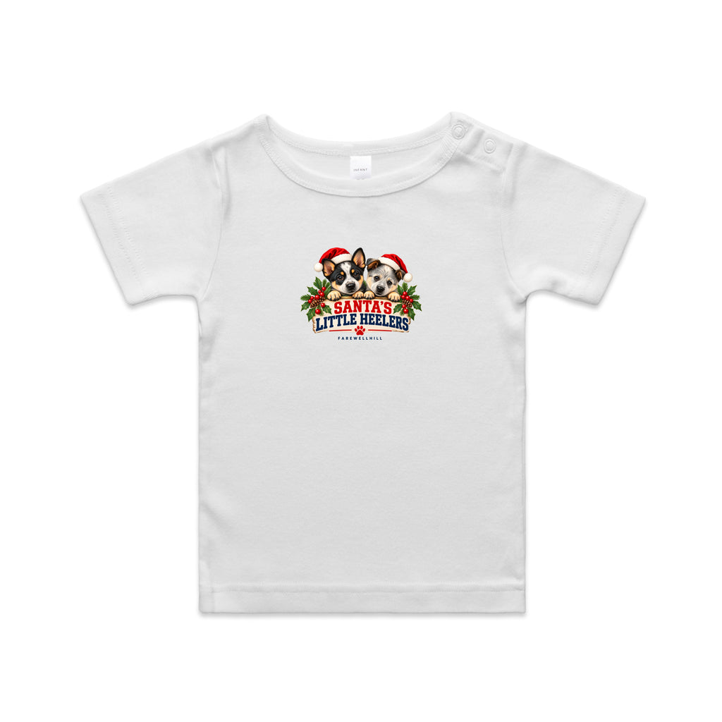 FAREWELLHILL Santa’s Little Heelers Infant Wee Tee