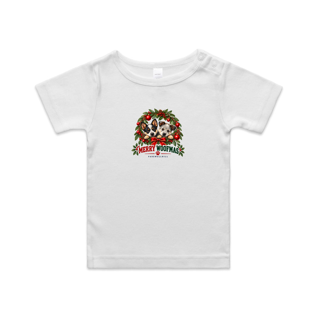 FAREWELLHILL Infant Wee Tee - Merry Woofmas