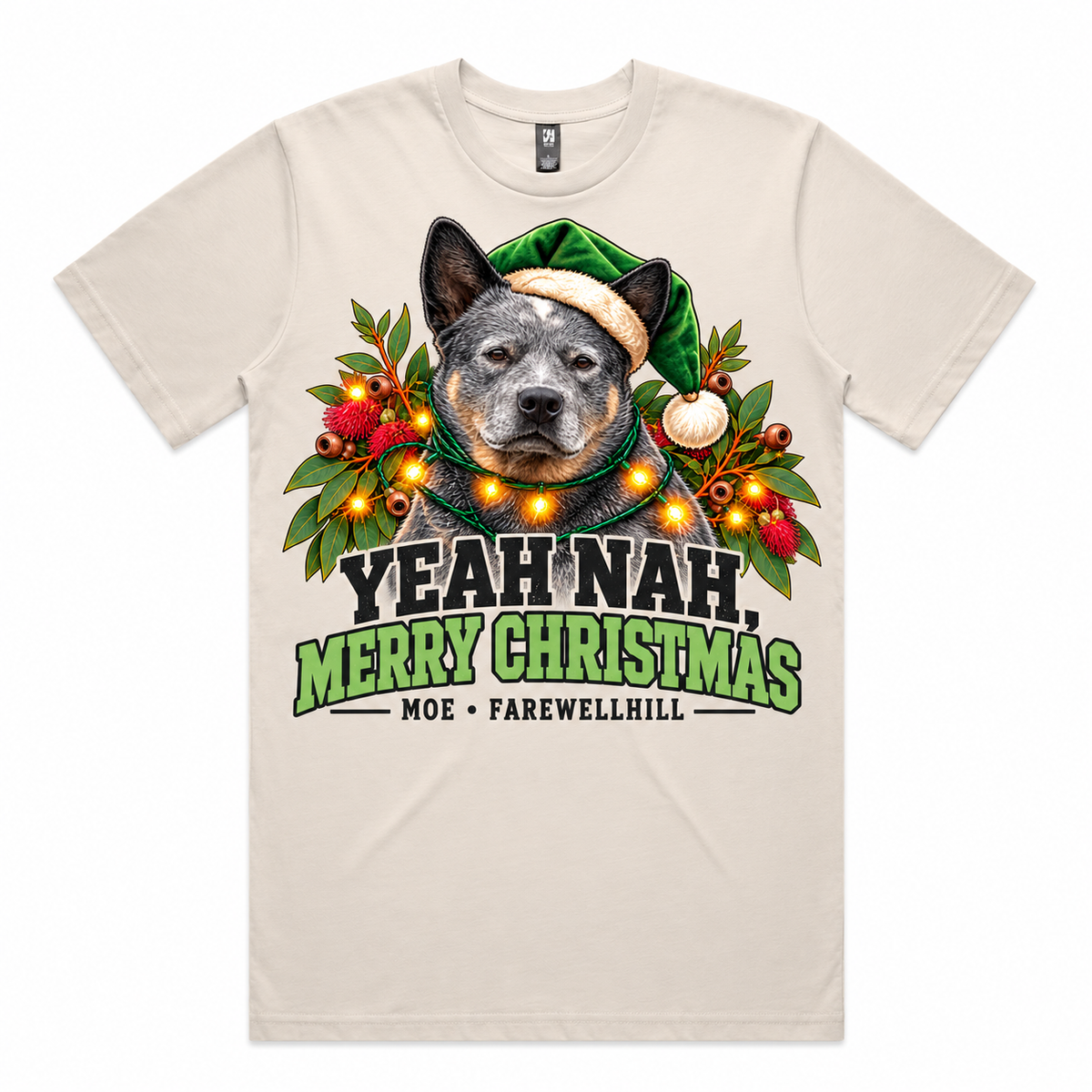 FAREWELLHILL Men’s Classic Tee - Yeah Nah, Merry Christmas