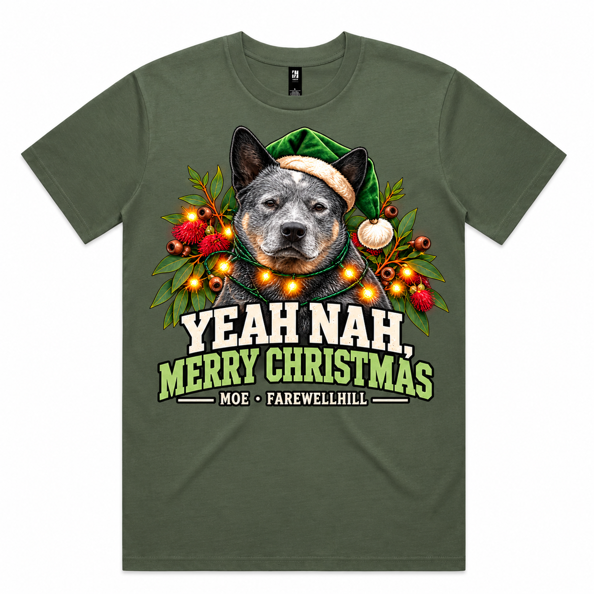 FAREWELLHILL Men’s Classic Tee - Yeah Nah, Merry Christmas