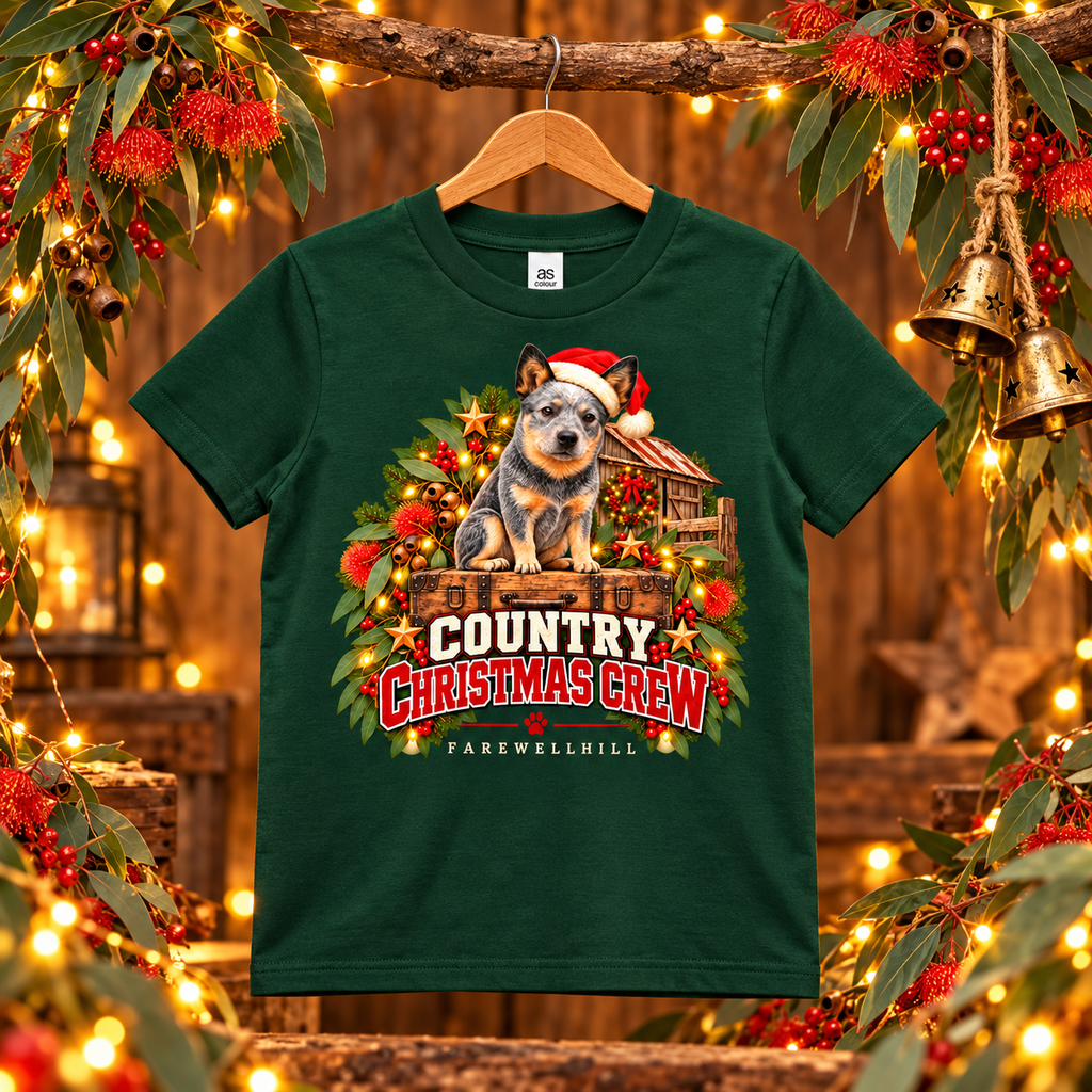 FAREWELLHILL Youth Staple Tee - Country Christmas Crew