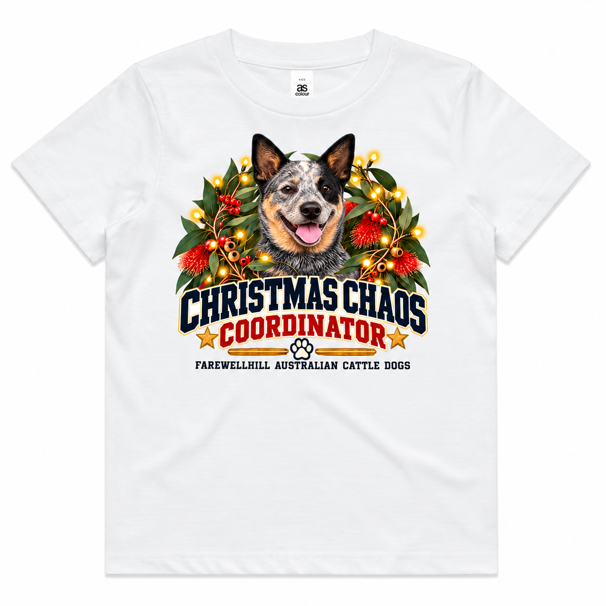 FAREWELLHILL Youth Staple Tee - Christmas Chaos Coordinator
