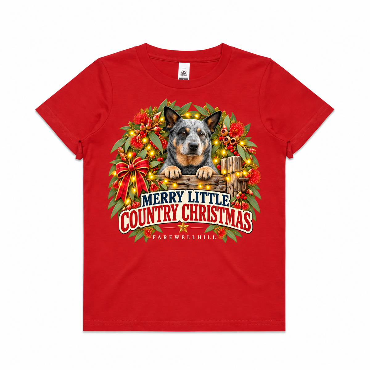 FAREWELLHILL Youth Staple Tee - Merry Little Country Christmas