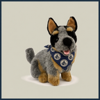 FAREWELLHILL Bluey Cattle Dog Plush – 22cm Sitting
