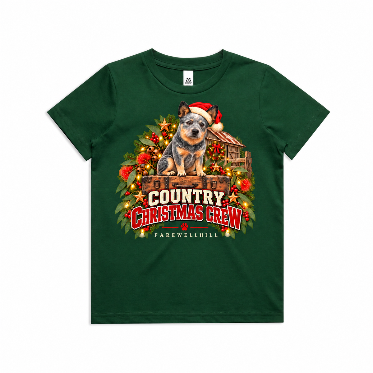 FAREWELLHILL Youth Staple Tee - Country Christmas Crew