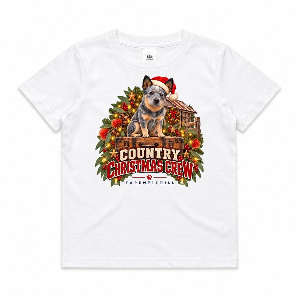 FAREWELLHILL Youth Staple Tee - Country Christmas Crew