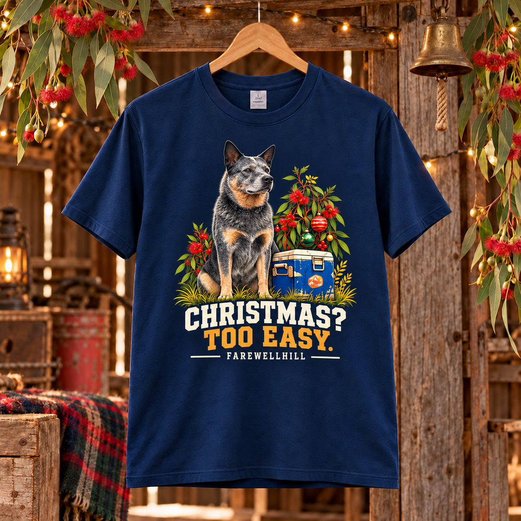 FAREWELLHILL Men’s Classic Tee - Christmas? Too Easy.
